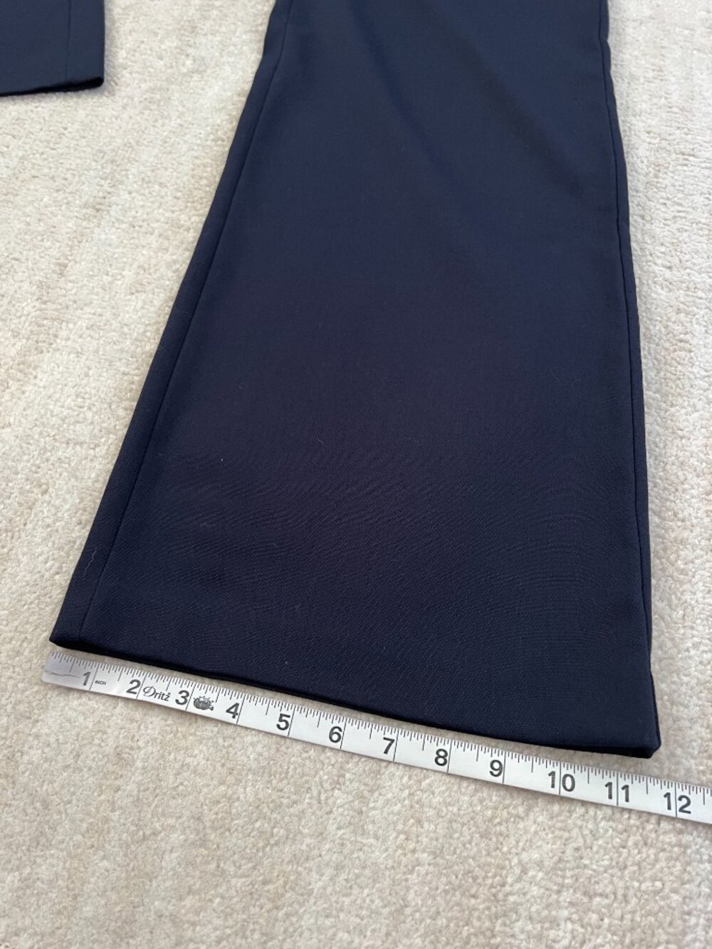 NWT LOFT High Rise Wide Leg Trousers Pants 12 Blue - Picture 6 of 10